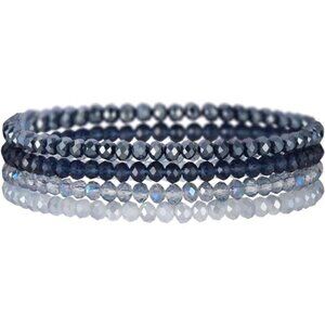 Beaded Boho Stretch Bracelet Colorful Stackable Crystal Beads Bracelets Trendy